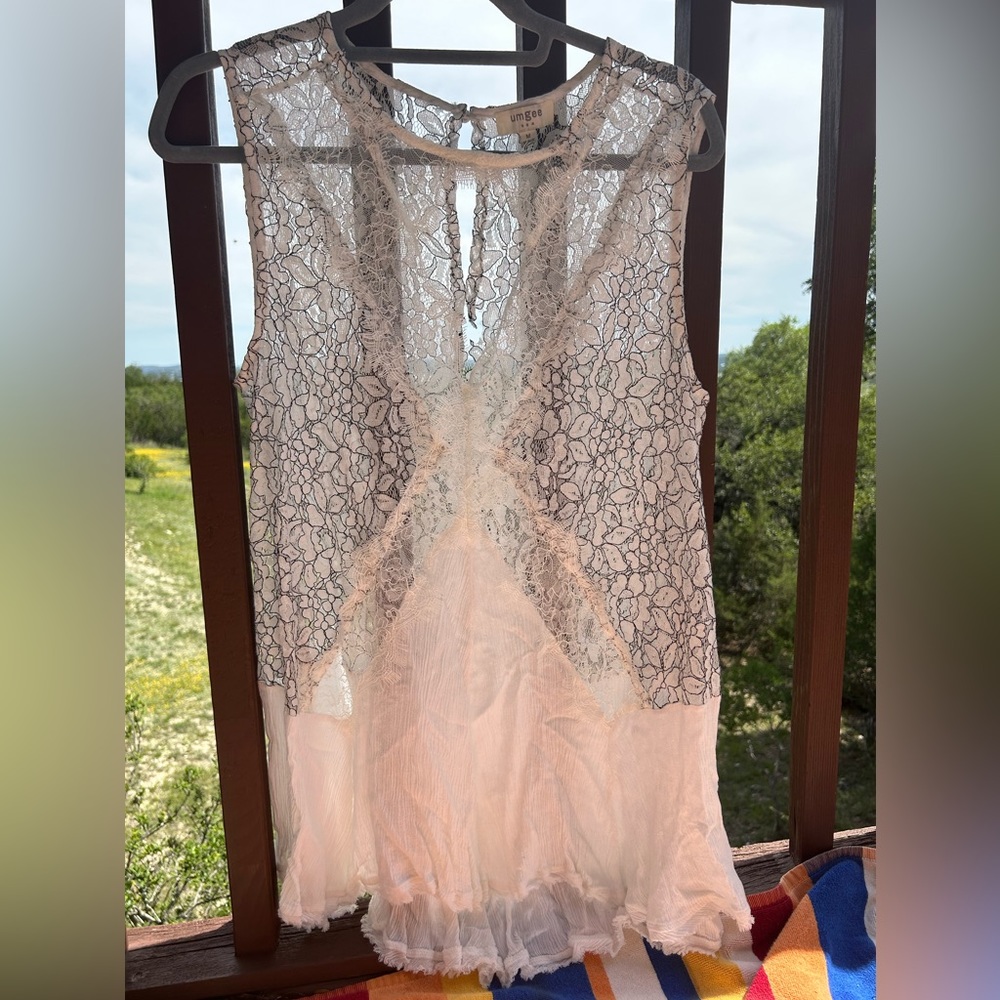Lace mini dress